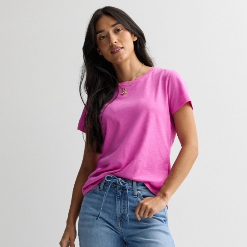 NWOTs Bundle Of 3 Sonoma Womens Everyday Perfect Crew-neck T-shirt